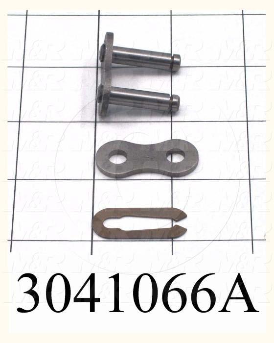Chain Accessories, Connecting Link SF, ANSI 60 Chain Standard, Single Strand, Steel Material