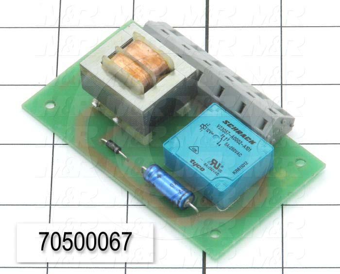 Circuit Board, Strip Led End Contact, "377" Type HPL 02/01 LEX, Use On Flocker