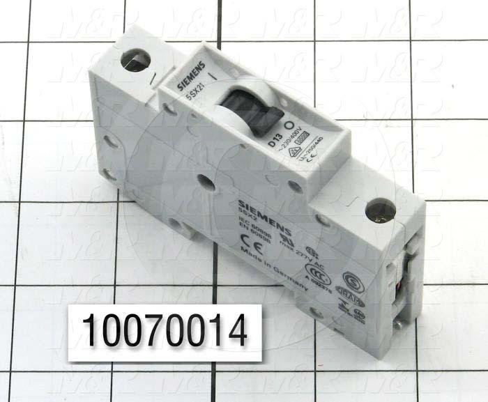 Circuit Breaker, 1 Pole, 13A, C Curve