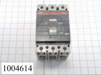 Circuit Breaker, 2 Poles, 125A, 480VAC