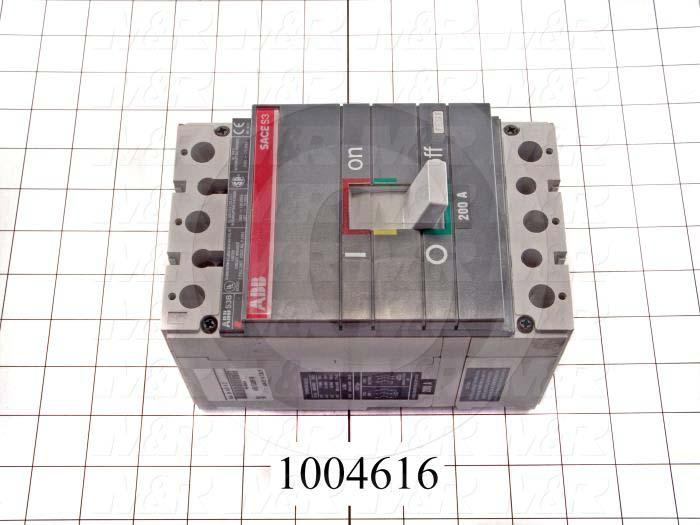 Circuit Breaker, 2 Poles, 200A, 240VAC