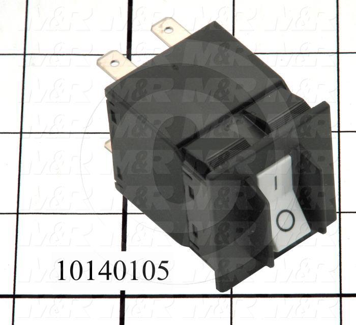 Circuit Breaker, 20A, 120/240VAC, Slow Trip