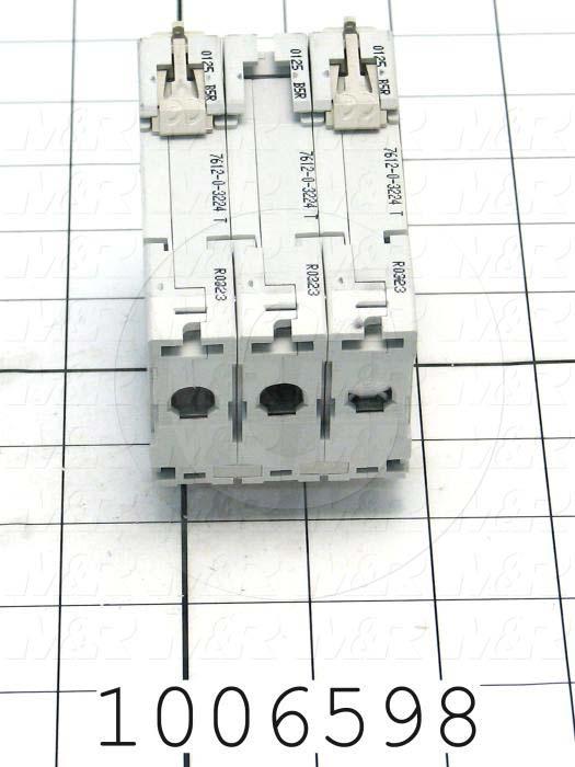 Circuit Breaker, 3 Poles, 10A, 480VAC, D Curve, UL 1077