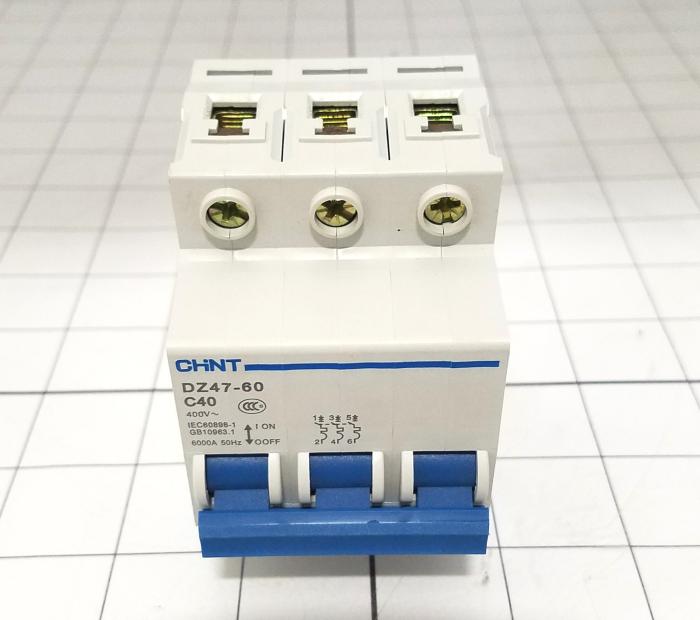 Circuit Breaker, 3 Poles, 40A, 400V