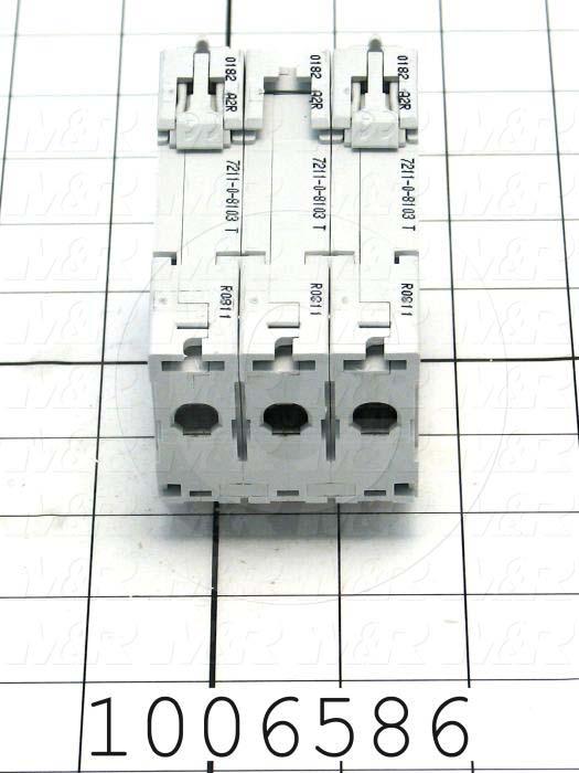 Circuit Breaker, 3 Poles, 40A, 480VAC, D Curve, UL 1077