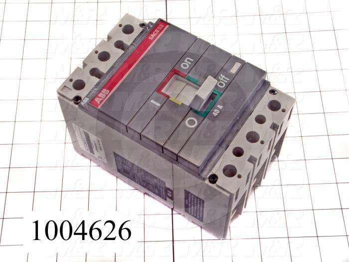 Circuit Breaker, 3 Poles, 40A, 600VAC