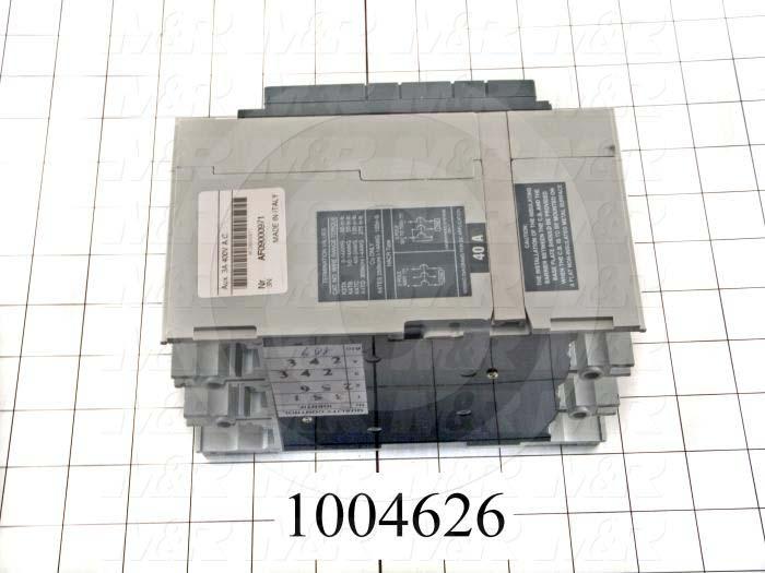 Circuit Breaker, 3 Poles, 40A, 600VAC