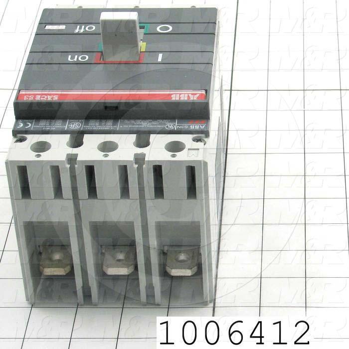 Circuit Breaker, 3 Poles, 50A, 600VAC