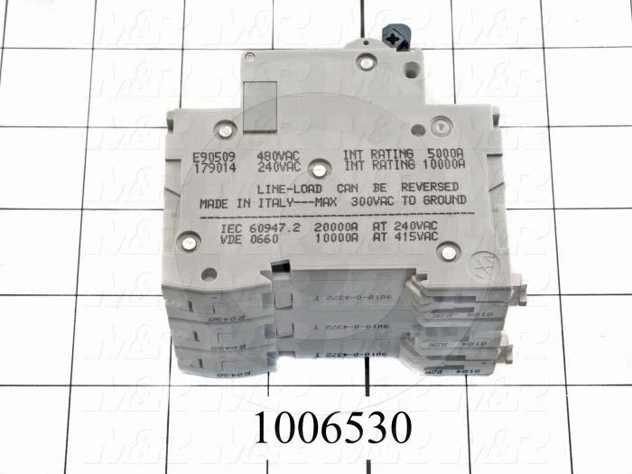 Circuit Breaker, 3 Poles, 63A, 480VAC, D Curve, UL 1077