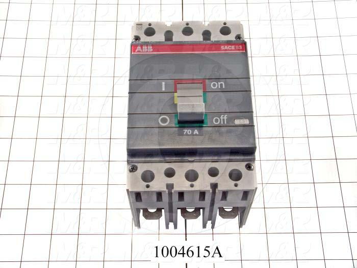 Circuit Breaker, 3 Poles, 70A, 600VAC