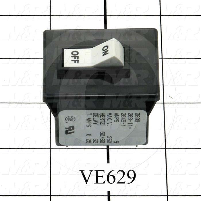 Circuit Breaker, 5A, 240VAC