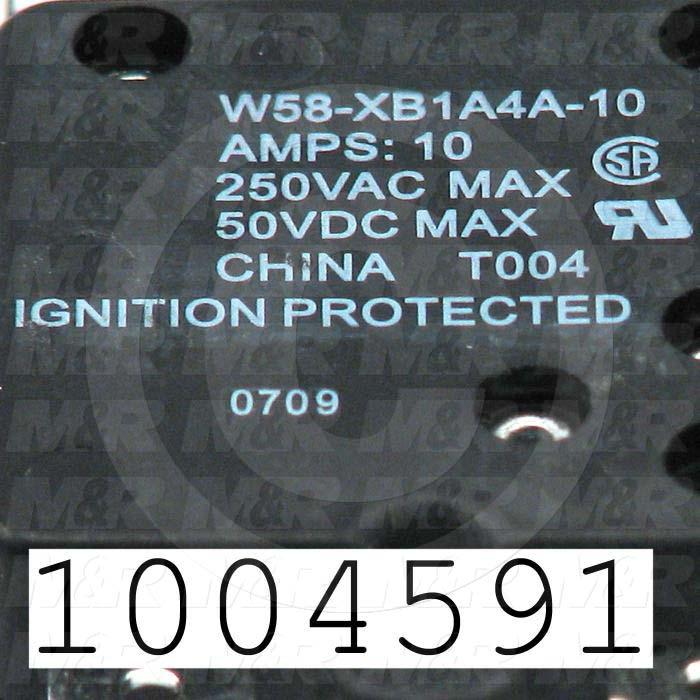 Circuit Breaker, Thermal, 1 Pole, 10A, 220VAC