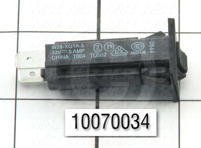 Circuit Breaker, Thermal, 1 Pole, 5A