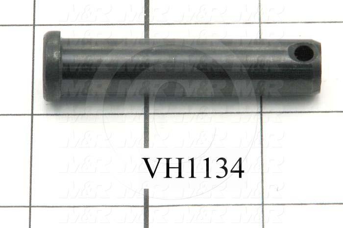 Clevis Pin, 0.50 in. Diameter, 2.25" Length, Steel Material, Black Oxide Finish, 1 Gal. Notes