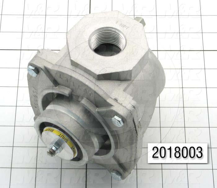 Combination Gas Valve, Thread Size 1" NPT, Max. Pressure 5.0 Psi