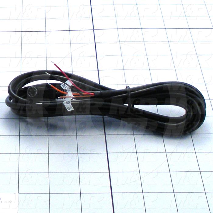 Communication Cable, MINI DIN 8, 3m, Q170M, Amplifier, Use Between HMI GT and PLC FP Series