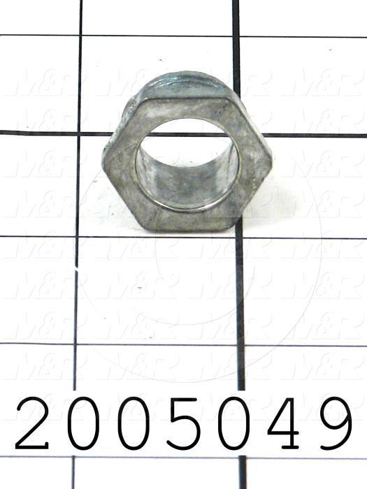 Conduit Fitting, Chase Closed Nipple, 1/2"