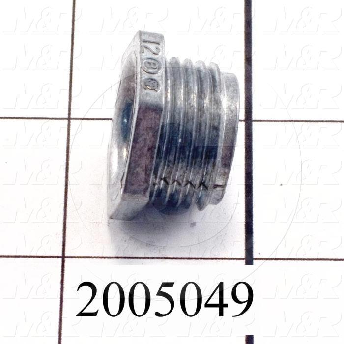 Conduit Fitting, Chase Closed Nipple, 1/2"