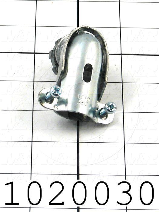 Connector, 90 Degree Angle, TWISTLOCK Terminal, 1/2", 400VAC, 15A