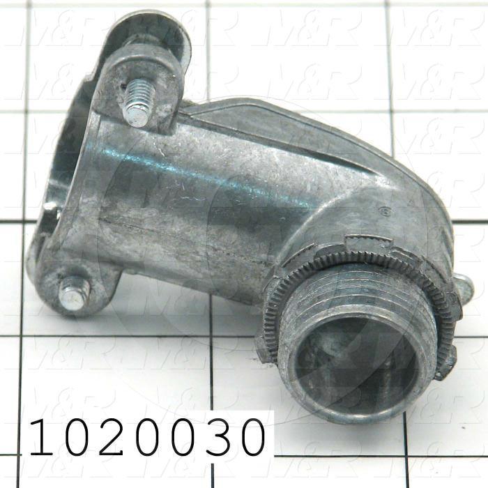 Connector, 90 Degree Angle, TWISTLOCK Terminal, 1/2", 400VAC, 15A