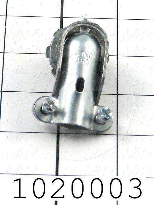 Connector, 90 Degree Angle, TWISTLOCK Terminal, 3/8"
