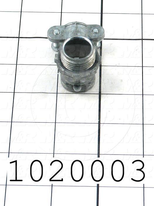 Connector, 90 Degree Angle, TWISTLOCK Terminal, 3/8"