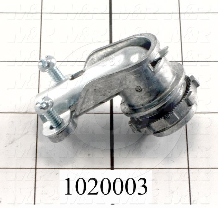 Connector, 90 Degree Angle, TWISTLOCK Terminal, 3/8"