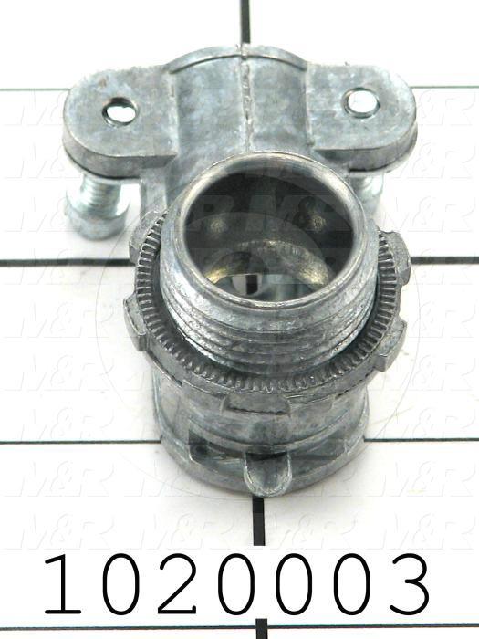 Connector, 90 Degree Angle, TWISTLOCK Terminal, 3/8"