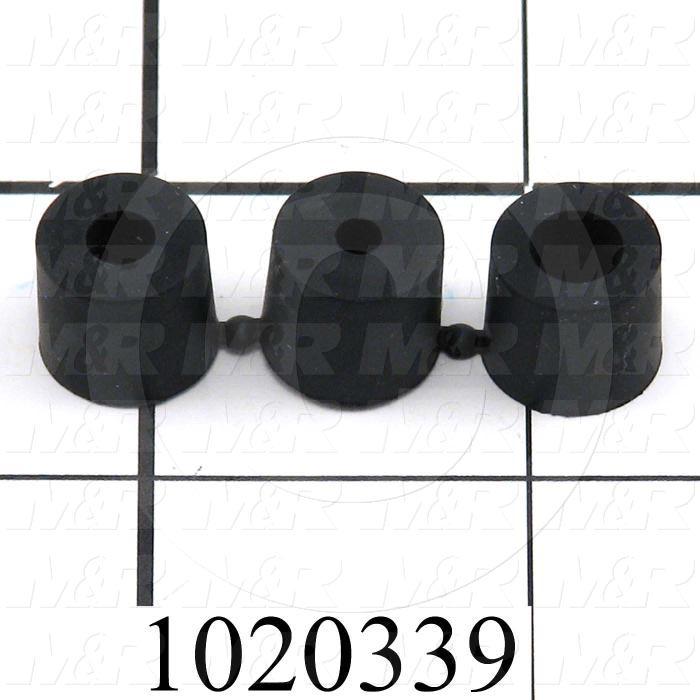 Connector, Cable End, Male, 6-Pin, TWISTLOCK Terminal, 5.08MM, Solder Cup