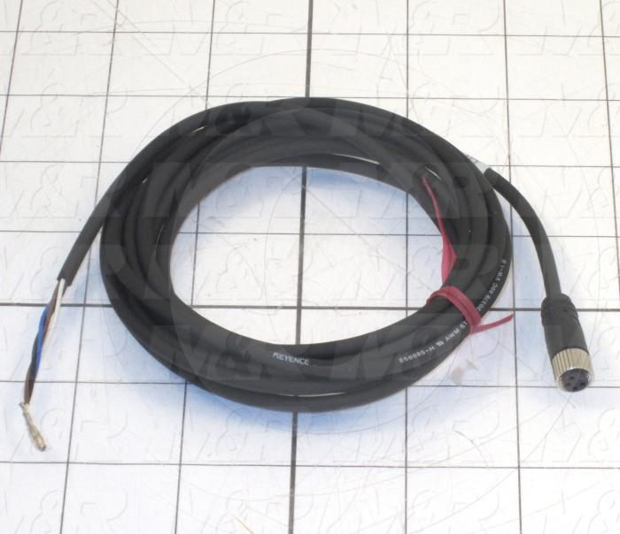 Connector Cable, M8, 2m