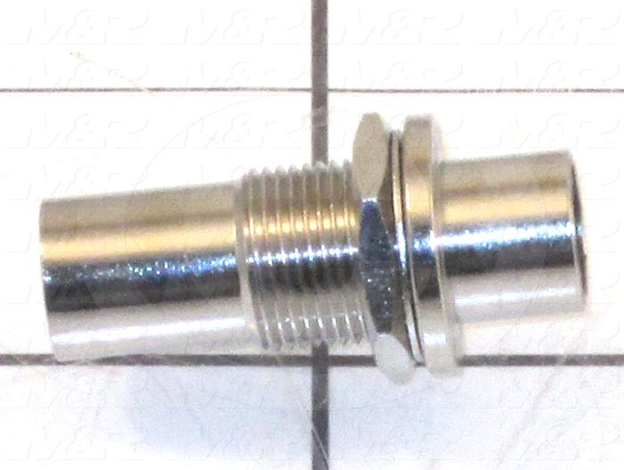 Connector, Feed-Thru Adapter, Female/Female, Mini Din 8, TWISTLOCK Terminal, 5.08MM, 400VAC, 15A