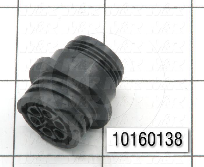 Connector, HARAX, Female, 7-Contact, TWISTLOCK Terminal, 5.08MM, 400VAC, 15A, Size 13