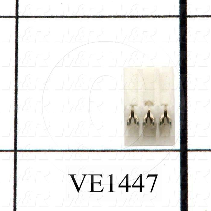 Connector, HARAX, Female Socket, 3-Contact, TWISTLOCK Terminal, 5.08MM, 400VAC, 15A