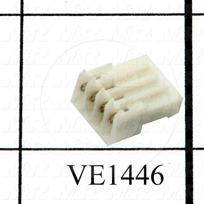 Connector, HARAX, Female Socket, 4-Contact, TWISTLOCK Terminal, 5.08MM, 400VAC, 15A