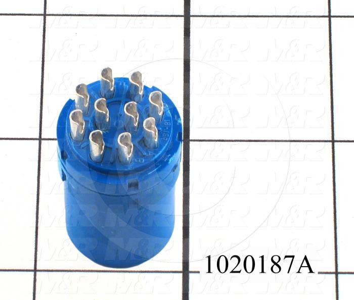 Connector, HARAX, Receptacle, 10-Pin, TWISTLOCK Terminal, 5.08MM, 400VAC, 15A