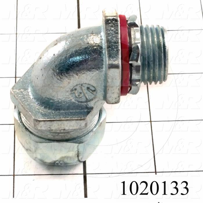 Connector, Liquid Tight 90 Degree, TWISTLOCK Terminal, 1/2"