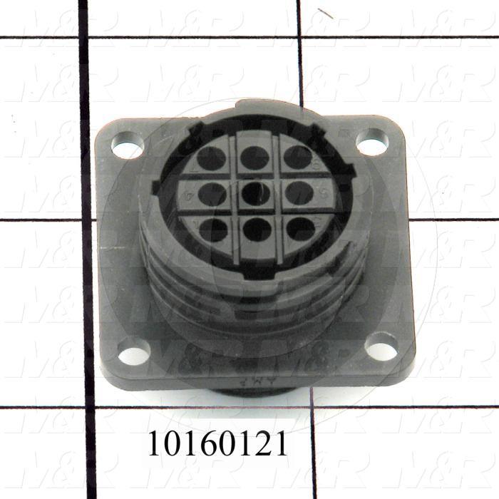 Connector, Male, 9-Pin, Size 17