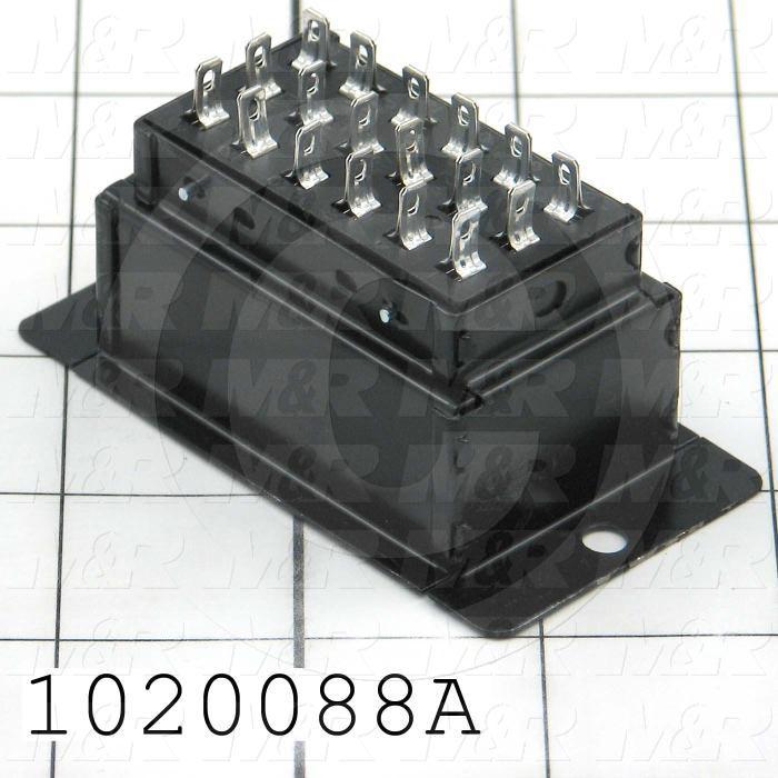 Connector, Panel Mount, 18-Socket, TWISTLOCK Terminal, 5.08MM, 400VAC, 15A