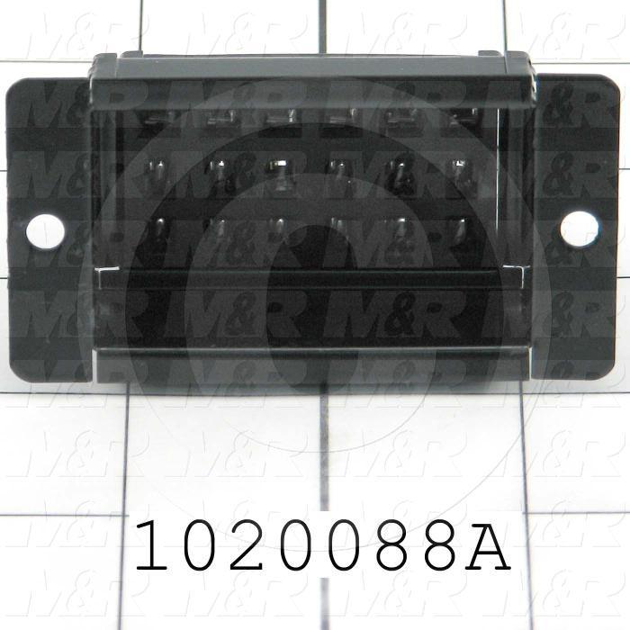 Connector, Panel Mount, 18-Socket, TWISTLOCK Terminal, 5.08MM, 400VAC, 15A