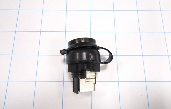 Connector, Panel Mount, Female/Female, RJ45, 24VDC, 1.5A