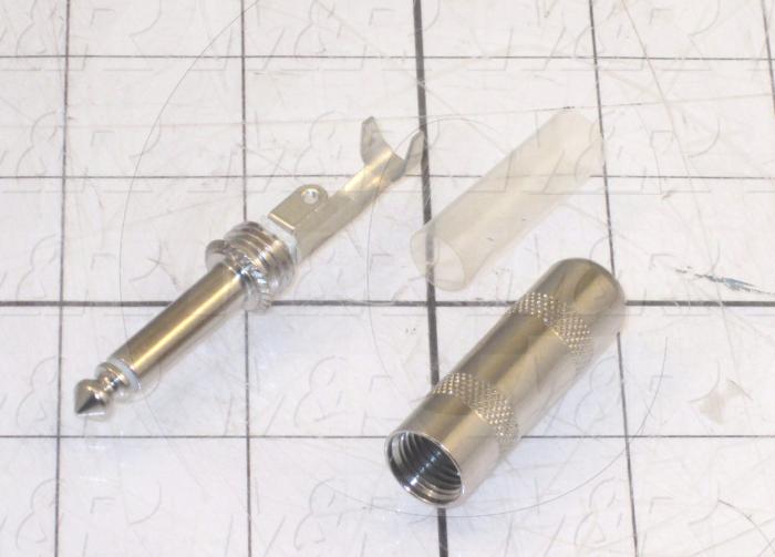 Connector, Phone Plug, Male, 2 poles, Screw Terminal