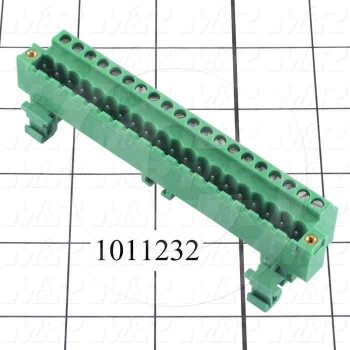 Connector, Socket, Male, 20-Pin, TWISTLOCK Terminal, 5.08MM, 250V, 12A