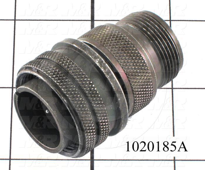 Connector, Straight Plug, Male, 10-Pin, TWISTLOCK Terminal, 5.08MM