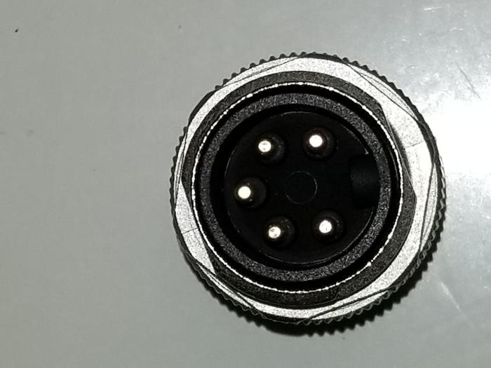 Connector, Straight Plug, Male, 5-Pin, TWISTLOCK Terminal, 5.08MM, 250V, 9A