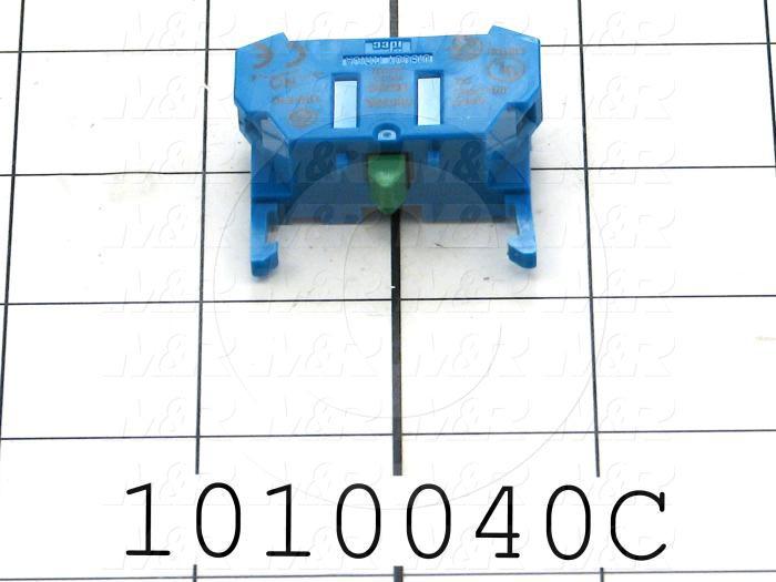 Contact Block, 1 NO, Fingersafe Terminals