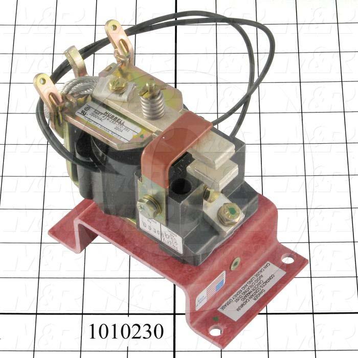 Contactor, 1 Pole, 125VDC Coil, 200A, 2000VAC, Screw Terminal Connection