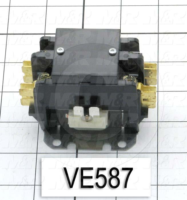 Contactor, 2 Poles, 240VAC Coil, 25A