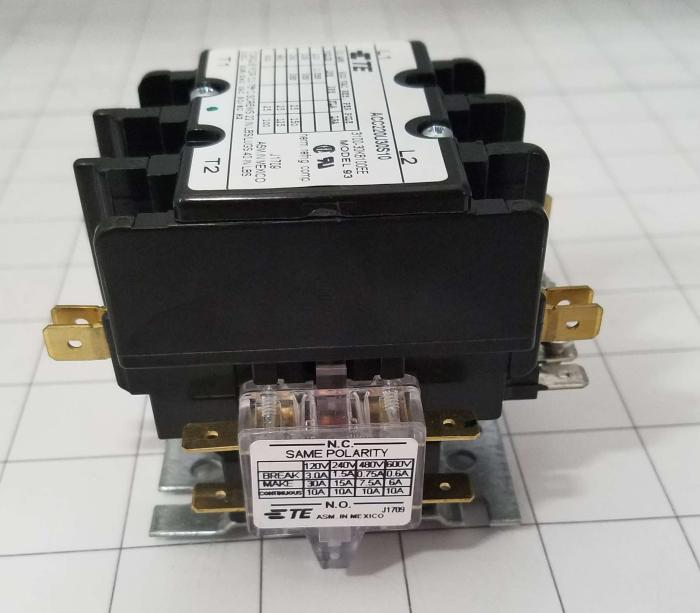 Contactor, 240VAC Coil, 25A