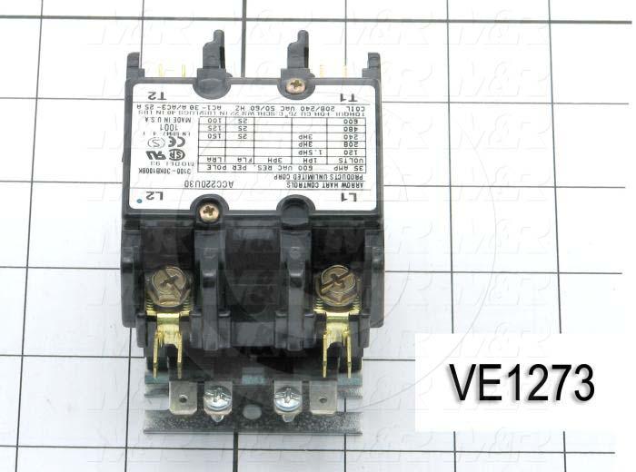Contactor, 25A, 240VAC