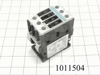 Contactor, 3 Poles, 120VAC Coil, 35A, 5 HP @ 3PH 200VAC, 575VAC, 10 HP @ 3PH 460VAC, Screw Terminal Connection